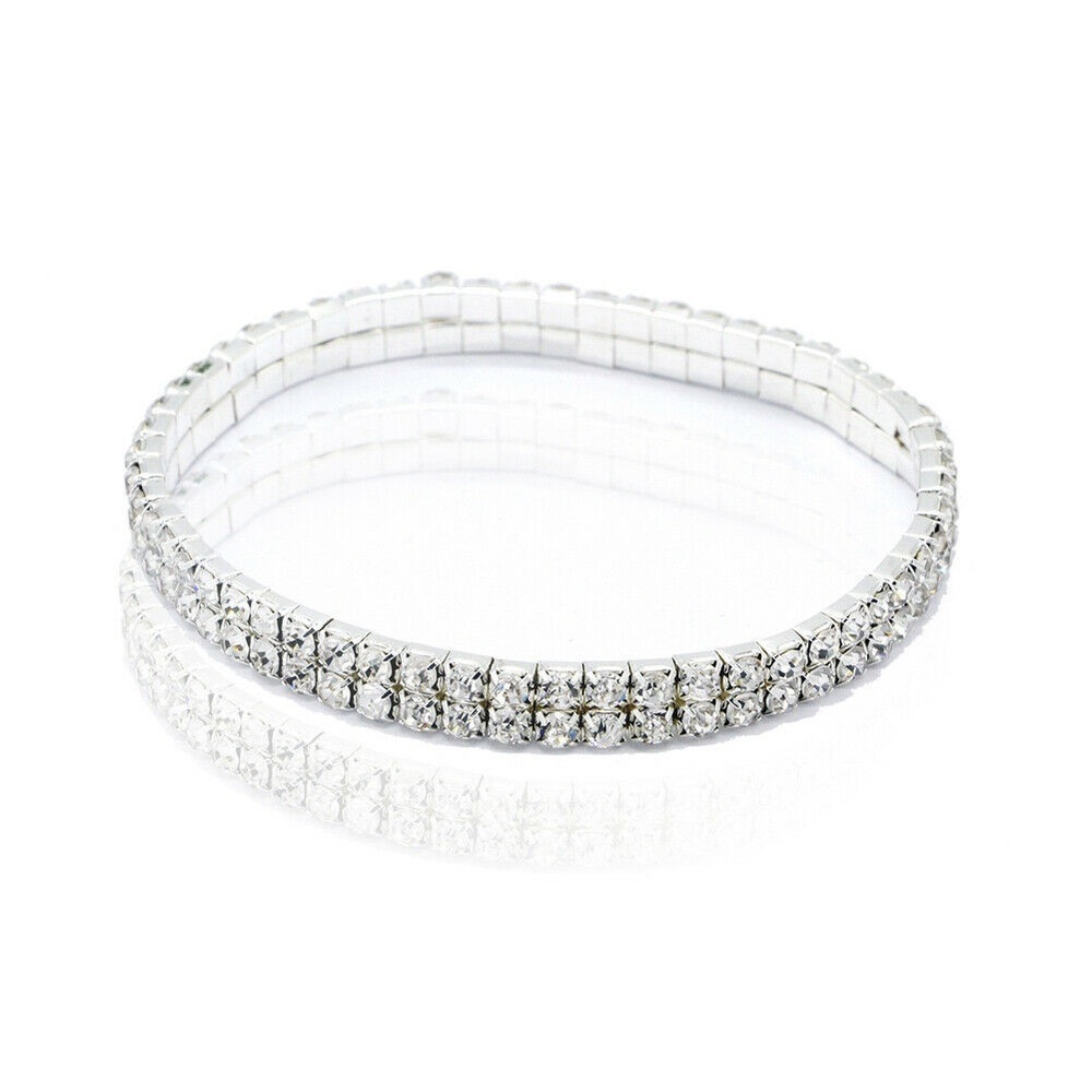 Elastic Bracelets 1 or 2 or 3 ROWS sparkle - Picture 7 of 8